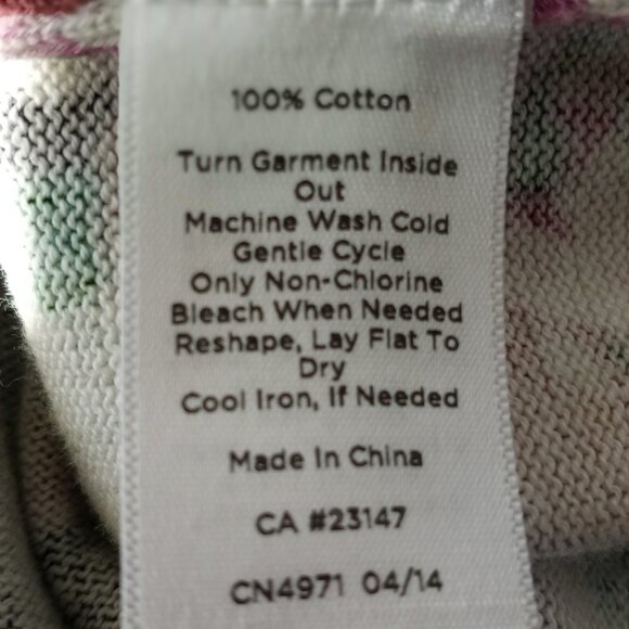 'TALBOTS' Petite Cardigan Size 0-2 P Plaid & Floral NWOT - Picture 11 of 14